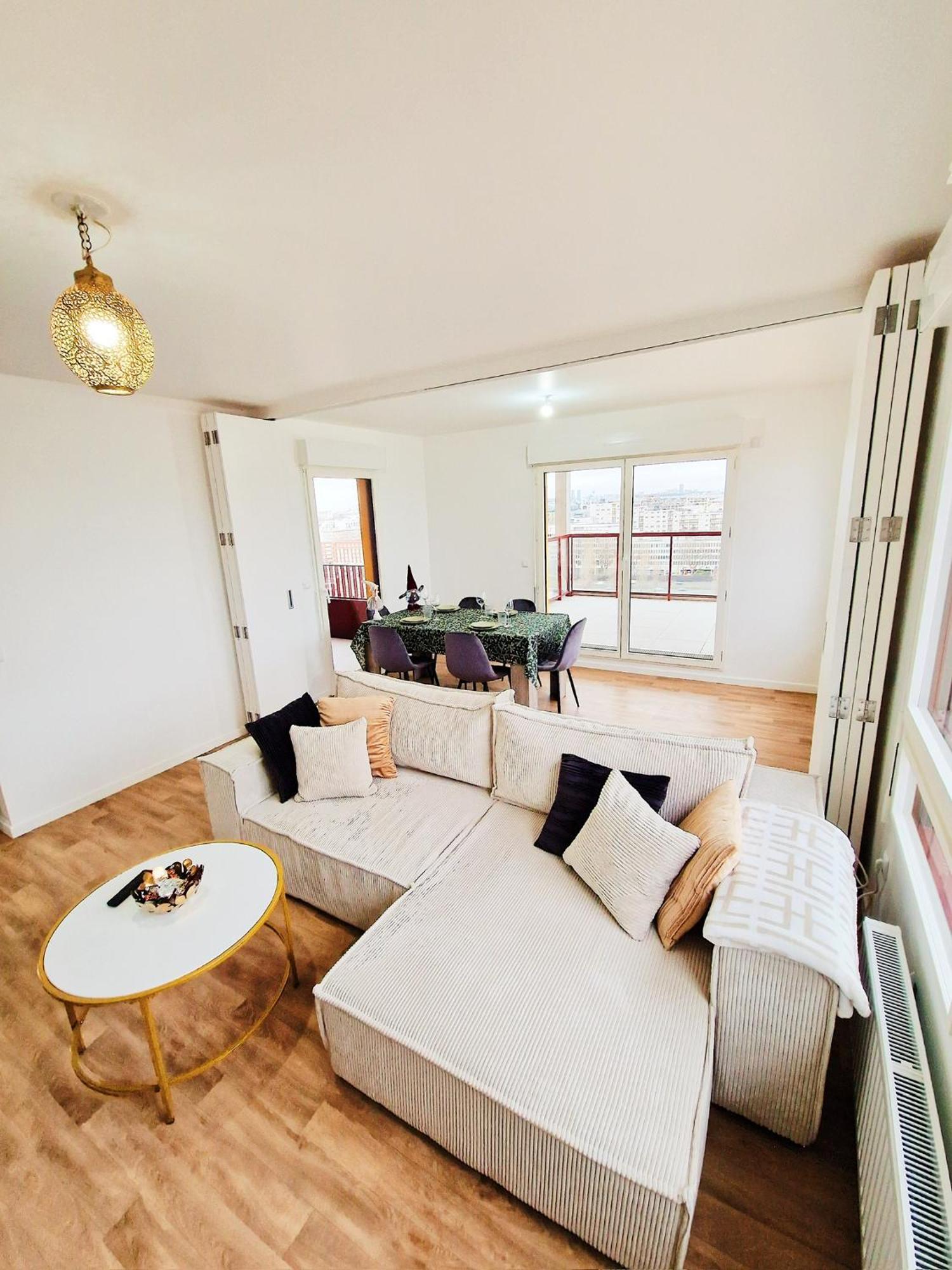 Charming With Panoramic Seine River & Eiffel Tower Views Ivry-sur-Seine